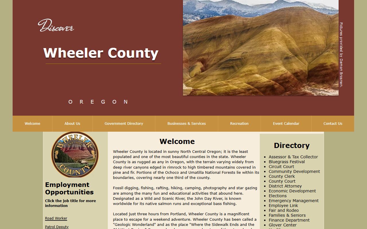 Wheeler County property records assessor website
