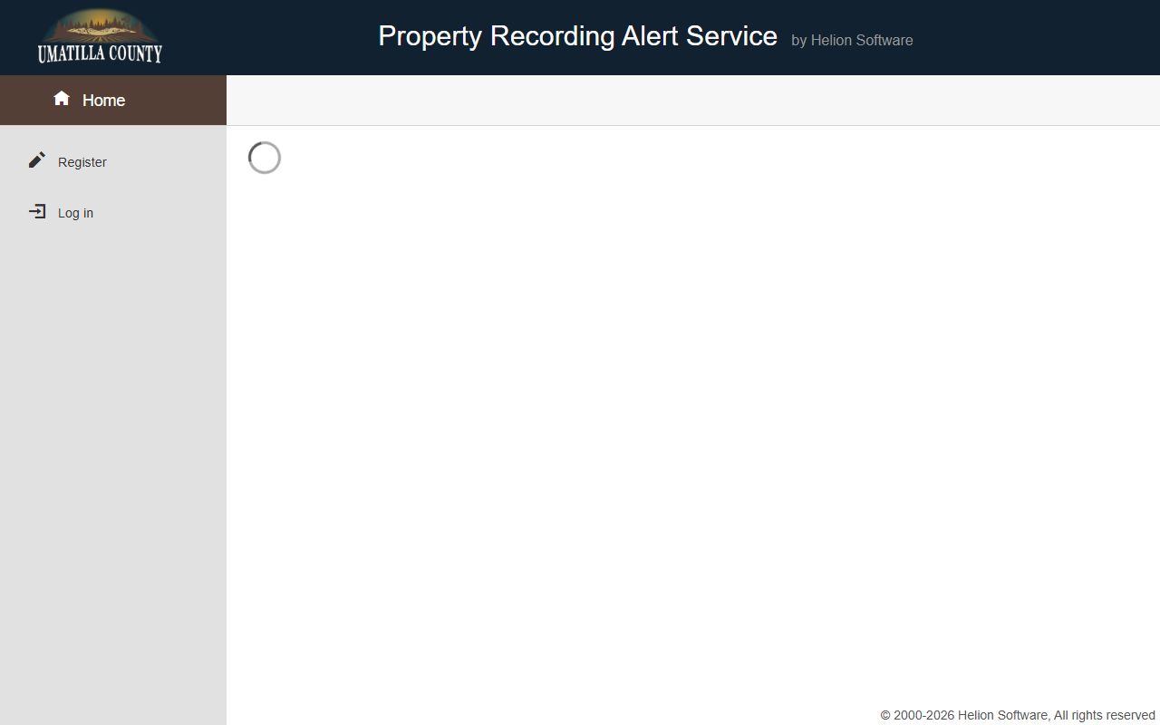 Property Recording Alert Service for Oregon property records